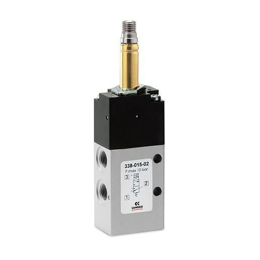338-015-02 elektrozawór 3/2 G1/8 Seria 3 Camozzi