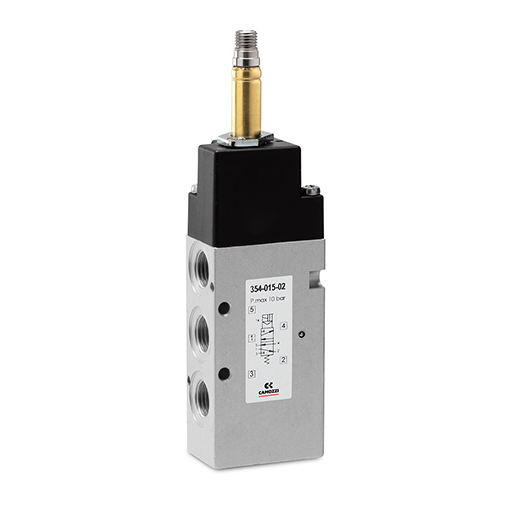 354-015-02 elektrozawór 5/2 G1/4 Seria 3 Camozzi