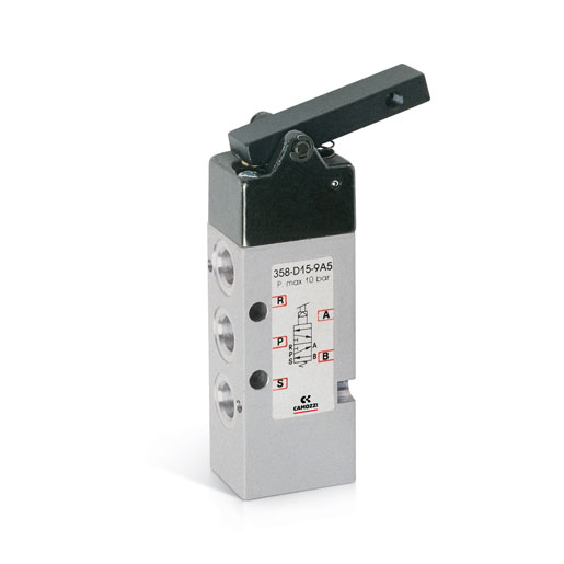 358-D15-9A5 Zawor krańcowy sterowany mechanicznie 5/2 G1/8 Serii 3 Camozzi